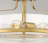 Lampa sufitowa Harper stary mosiądz 3xE27x60W szkło Podgląd zdjęcia produktu 7
