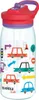 Quokka Kids Glow, Bouteille en plastique avec paille Cars, Voir les images du produit 2