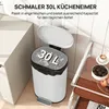 HOMCOM, odpadkový koš do kuchyně, objem 30 litrů, pedálový Náhled obrázku produktu 4