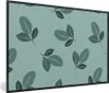 MuchoWow® Gerahmtes Poster Sommer - Blätter - Muster 90x60 Produktbild-Vorschau 1