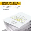 A stack of paper with a diagram on top, with text overlay. Produktbild-Vorschau