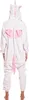 Damen Schlafanzug Einteiliger Kigurumi Onesie Einhorn Produktbild-Vorschau 4