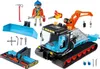 A toy snow groomer with accessories and a figure. Podgląd zdjęcia produktu