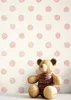 NEWROOM Tapete Big Dots Rose Rosa Vliestapete - Kinder Produktbild-Vorschau 1