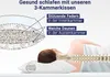 Kopfkissen Daunenkissen, 60x80 cm, 3-Kammern-System, weiß Produktbild-Vorschau 2