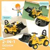 Sitzbagger Aufsitzbagger mit Schaufel Kinderbagger mit Produktbild-Vorschau 4