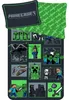Juego de sábanas de Minecraft: algodón suave, color /verde, Vista previa de la imagen del producto 1