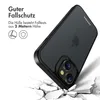 Accezz Rugged Frosted Back Cover iPhone 15 - Schwarz Produktbild-Vorschau 4