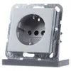 GIRA 018826, CEE 7/3, CEE 7/4, Hliník, 250 V, 16 A Náhled obrázku produktu 2