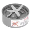 A close-up view of a blender blade assembly with a caution label. Anteprima dell’immagine prodotto