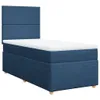 Boxspringbett mit Matratze Blau 80x200 cm Stoff Produktbild-Vorschau 3