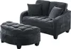 Sofa wielofunkcyjna Sweiko, sofa rozkładana 2 w 1, pufka z Podgląd zdjęcia produktu 15