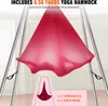SucceBuy Aerial Yoga Rahmen & Yoga Hängematte, 3,9 m hoch, Produktbild-Vorschau 4