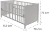 roba Kombi Kinderbett 70 x 140 - Gitterbett 3-fach Produktbild-Vorschau 8
