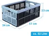 MODULA Klappboxen 3er-Set – Faltbare Aufbewahrung 32 L, Produktbild-Vorschau 4