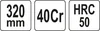 YATO Karosseriezange YT-51303 320mm Chromstahl Produktbild-Vorschau 6