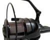A close-up shot of a fishing reel. Produktbild-Vorschau