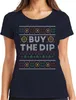 Bitcoin BUY THE DIP - Ugly Christmas Sweater Crypto Produktbild-Vorschau 1