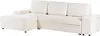 BELIANI 3-Sitzer Sofa Weiß Bouclé Stoffbezug Gesteppt Produktbild-Vorschau 6
