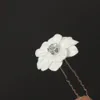 2 Große Blumen Haarnadel mit Strass Braut Kommunion Produktbild-Vorschau 4