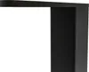 A close-up view of a black furniture leg. Produktbild-Vorschau