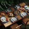 6-Teiliges Set aus Filz Tischuntersetzer tischsets Produktbild-Vorschau 8