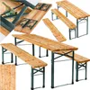 Sada nábytku do pivního stanu tectake, 3dílná, skládací, z Náhled obrázku produktu 9