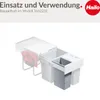 Hailo Inneneimer 1075969 mit Deckel 10 L 226x156x350 mm 2 Produktbild-Vorschau 4