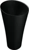 doporro Lavabo Colonne Rond Noir Vasque sur Pied Solid Voir les images du produit 1