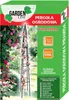 The image shows the packaging of a Garden Line pyramidal pergola, with a picture of the pergola itself adorned with roses on the left side. Náhľad obrázku produktu