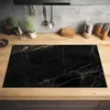 KitchenYeah© Herdabdeckplatte Marmoroptik - Luxus - Schwarz Produktbild-Vorschau 2