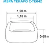 Aufblasbarer Whirlpool MSpa Tekapo Comfort C-TE042 158x158 Produktbild-Vorschau 7