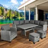 BRAST Gartenmöbel Set Hacienda   Grau/Anthrazit   bis zu 10 Produktbild-Vorschau 1