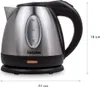 Tristar WK-1325 Wasserkocher Edelstahl Schwarz Produktbild-Vorschau 4