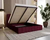 BESILIO Lit double rembourré 160x200 Lexy - cadre Voir les images du produit 3