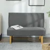 HOMCOM 2 Sitzer Sofa, Couch mit Cord-Optik, Holzbeine für Produktbild-Vorschau 8