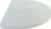 A white toilet seat lid is shown from a diagonal top-down perspective against a white background. Produktbild-Vorschau