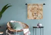 MuchoWow® Wandteppich Wandbehang Illustration - Farbe - Produktbild-Vorschau 4