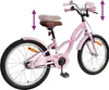 vidaXL Bicicletta per bambini 20 pollici per 6-11 anni Rosa Anteprima dell’immagine prodotto 6