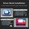 14-Zoll-Laptop-Bildschirmerweiterung, 1080P FHD, tragbarer Produktbild-Vorschau 10