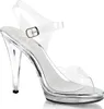 FLAIR-408 Damen Sandale von Fabulicious, Transparent EU 38, Produktbild-Vorschau 1
