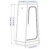 IKEA VUKU KLeiderschrank - leichter, praktischer Produktbild-Vorschau 4