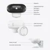 Diagram showing the different parts of a security camera with labels. Produktbild-Vorschau
