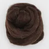 Masham Kammzug 50gr. Naturschwarz / Dunkelbraun zum filzen Produktbild-Vorschau 1