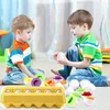 Interaktívny vzdelávací triedič, farebné vajíčka, puzzle na Náhľad obrázku produktu 6