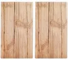 Zeller Herdabdeck-/Schneideplatten "Wood", 2-er Set, Glas - Produktbild-Vorschau 8
