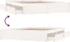 VidaXL 3103524, Weiß, 165,5 cm, 2,06 m, 31 cm, 1600 x 2000 Produktbild-Vorschau 6