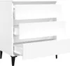 vidaXL Kredens biały 60x35x70 cm Materiał drewnopochodny Podgląd zdjęcia produktu 7