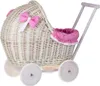 Kočárek pro panenky LILI Willow Cream 48X28 H26/47 CM Náhled obrázku produktu 6