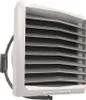 A white industrial heater mounted on a gray bracket against a white background. Produktbild-Vorschau
